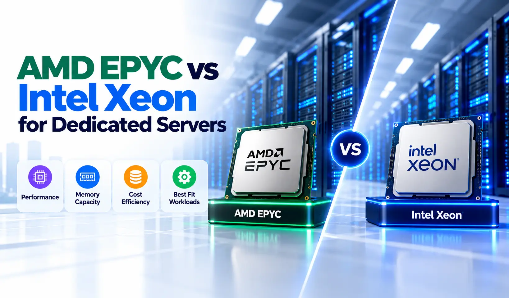 AMD EPYC vs Intel Xeon for Dedicated Servers in 2026