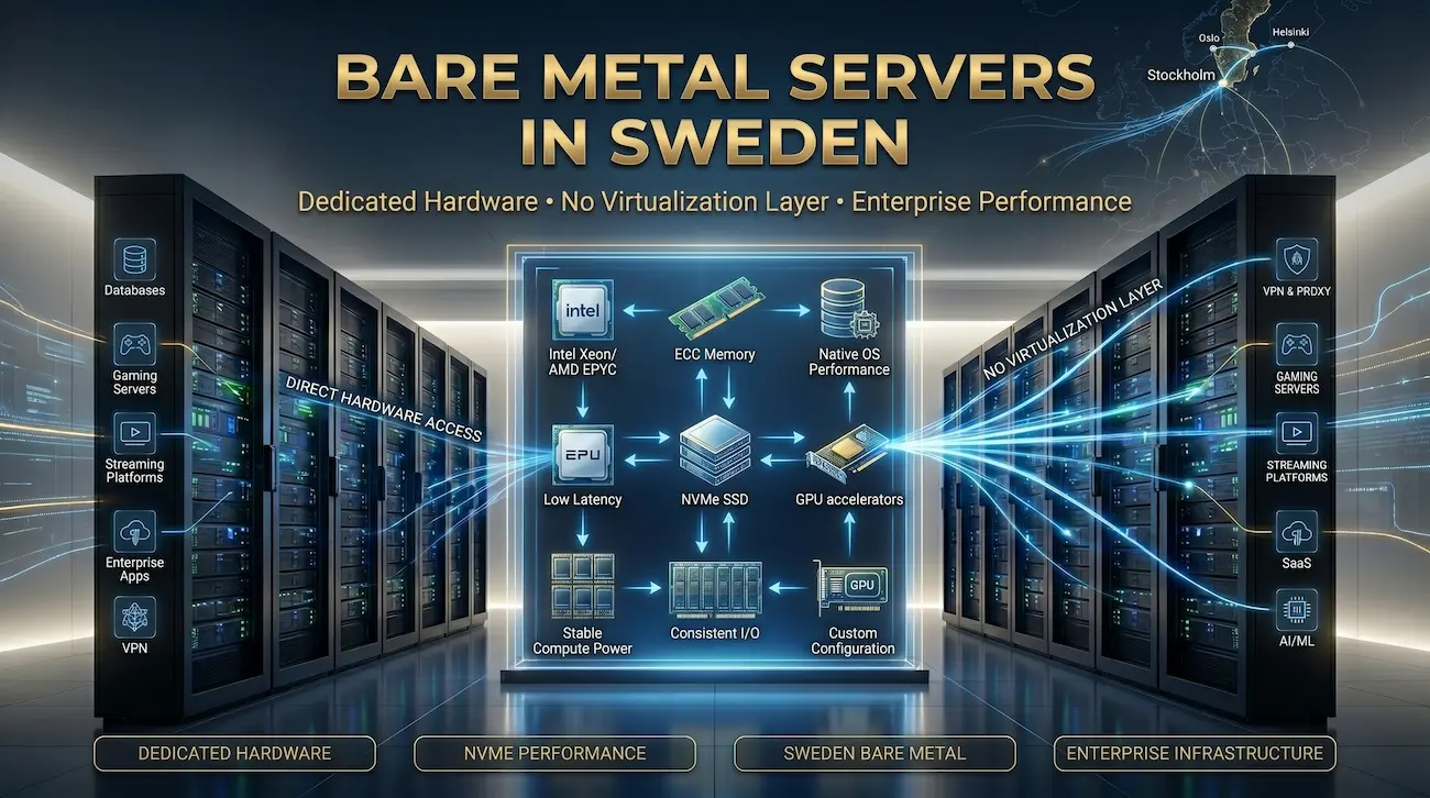 Metal Server Best Dedicated Server in Sweden (Bare Metal & Enterprise Hosting)
