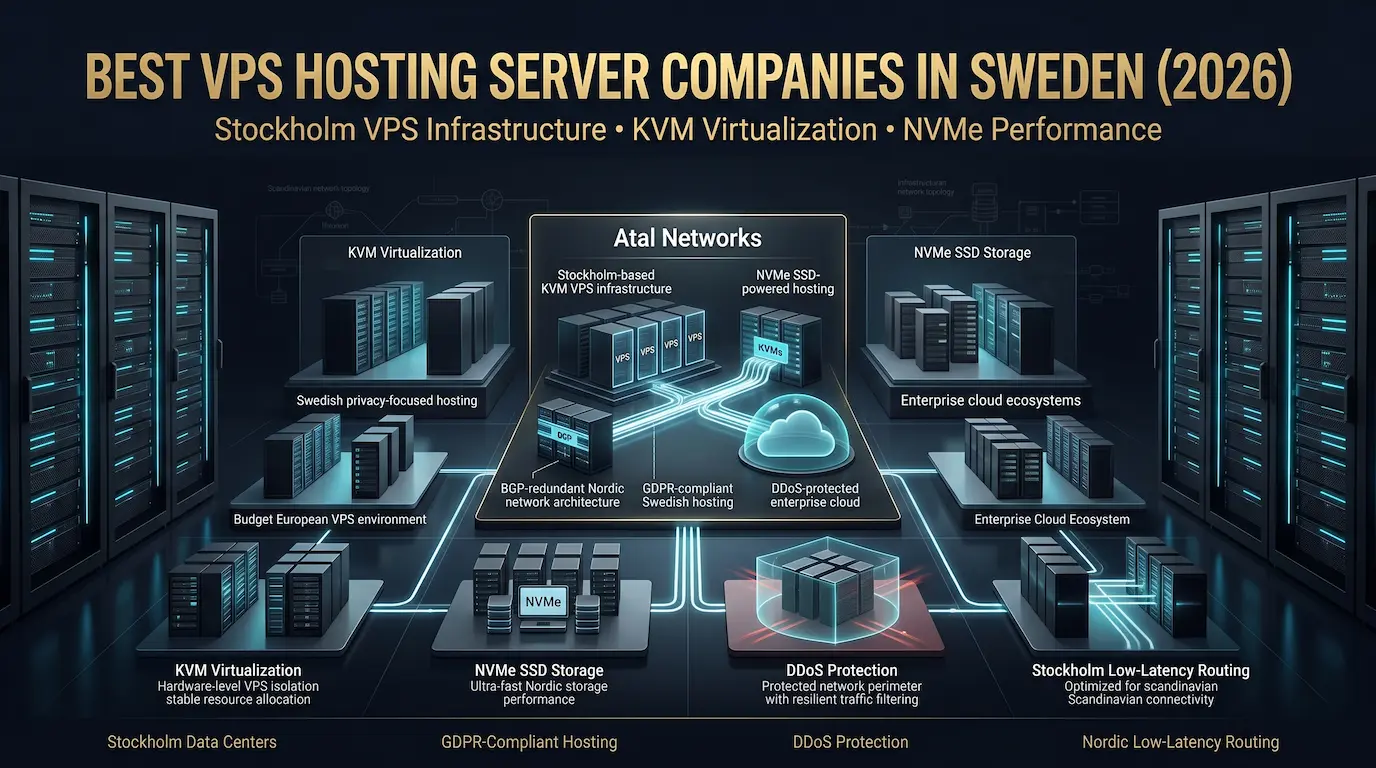 Best VPS Servers in Sweden – NVMe VPS Hosting Servers