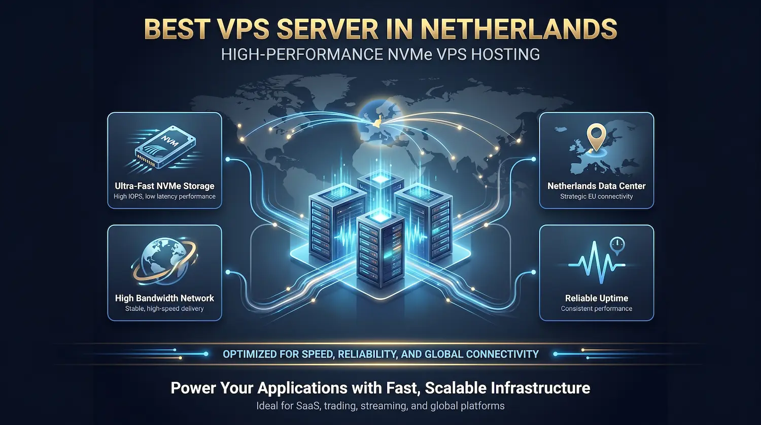 Best VPS Server in Netherlands 2026: VPS Hosting at $4.16/mo