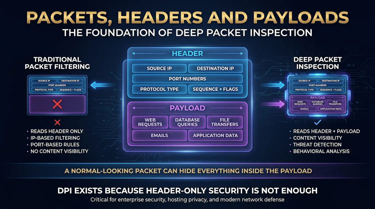 Packet Header Wrapper What Is Deep Packet Inspection (DPI)? | Atal Networks