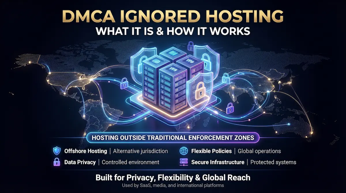 What Is DMCA Ignored Hosting & How Does It Work
