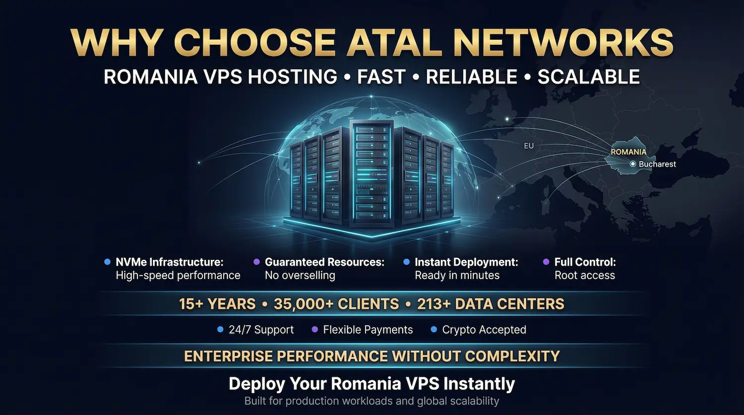 Best VPS Servers in Romania – NVMe VPS Hosting Server