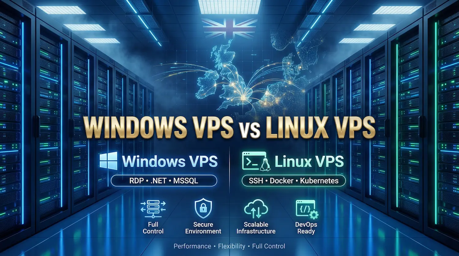 Best VPS Server in UK | VPS Hosting with 1-10Gbps Ports