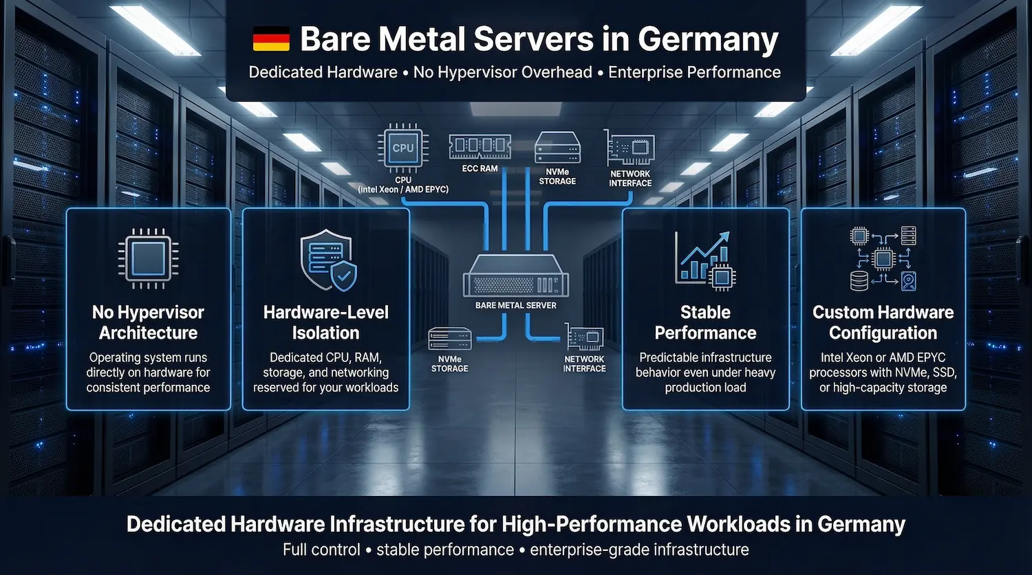 Metal Server Dedicated Servers in Germany | 1Gbps & 10Gbps Bare Metal Hosting