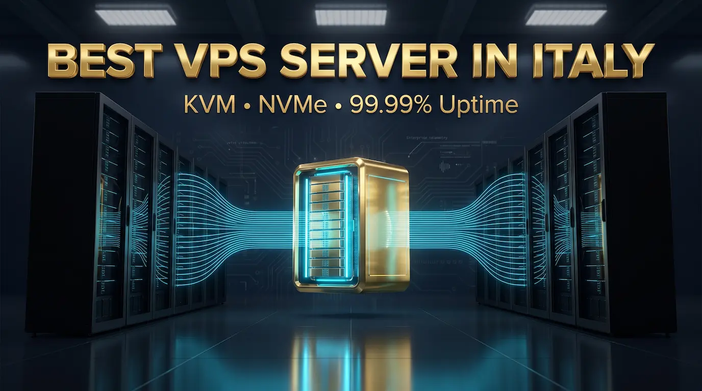 Best VPS Server in Italy: KVM, NVMe, 99.99% Uptime