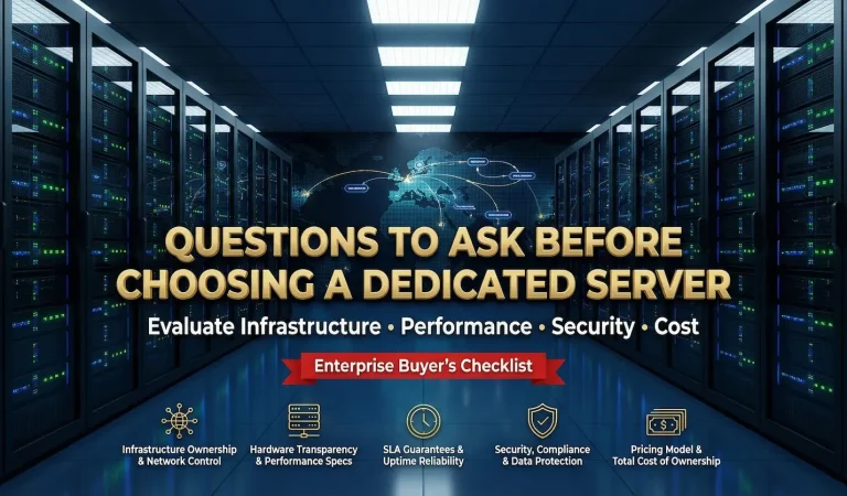 12 Critical Questions to Ask Before Choosing a Dedicated Server Provider