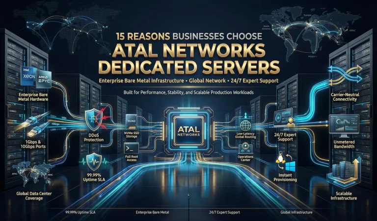 15 Reasons Businesses Choose Atal Networks Dedicated Servers