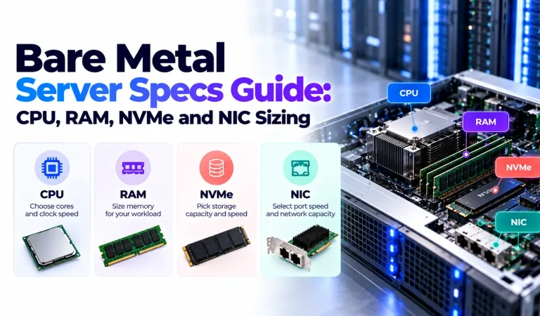 Bare Metal Server Specs Guide- CPU, RAM, NVMe and NIC SizingBare Metal Server Specs Guide- CPU, RAM, NVMe and NIC Sizing