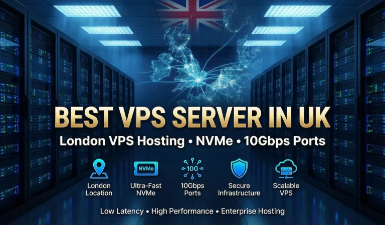 Best VPS Server in UK - London VPS Hosting with NVMe & 10Gbps Ports