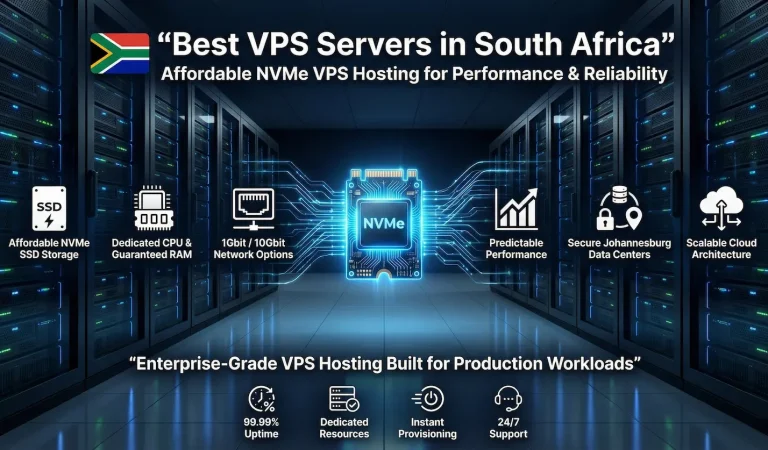 Best VPS Servers in South Africa – Affordable NVMe VPS Hosting 