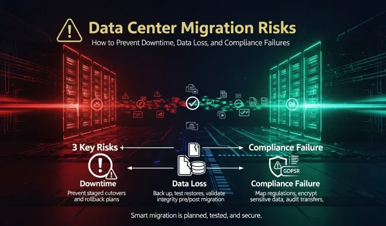 Data Center Migration Risks - How to Prevent Downtime, Data Loss, and Compliance Failures