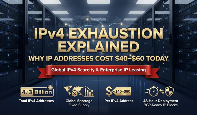 IPv4 Exhaustion Explained: Why IP Addresses Cost $40-$60