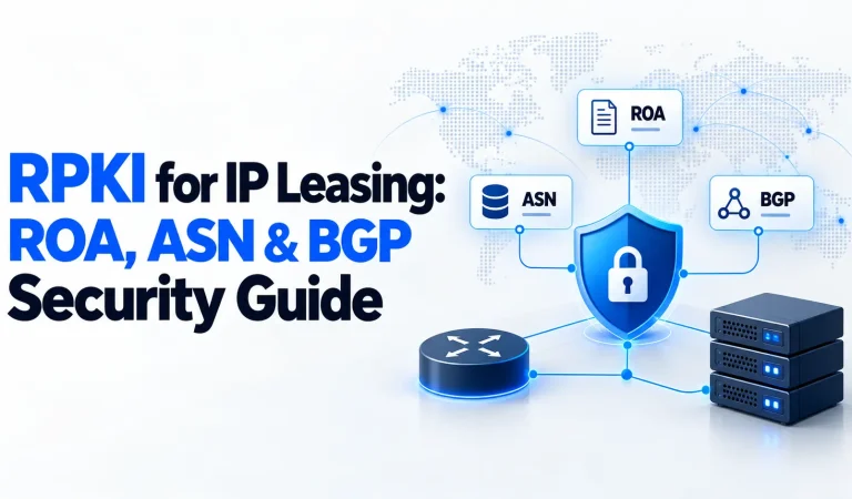 RPKI for IP Leasing- ROA, ASN & BGP Security Guide