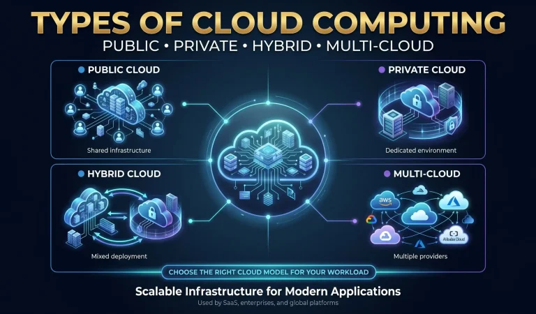 Types of Cloud Computing - Public, Private, Hybrid, Multi-Cloud Explained