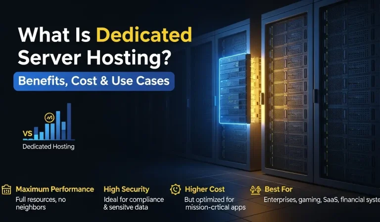 What Is Dedicated Server Hosting - Benefits, Cost & Use Cases