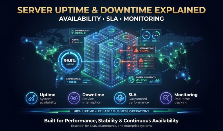 What Is Server Uptime and Downtime - Complete Guide to Availability, SLA & Monitoring