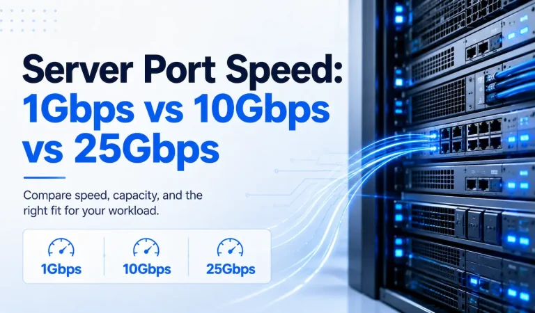 server port speed