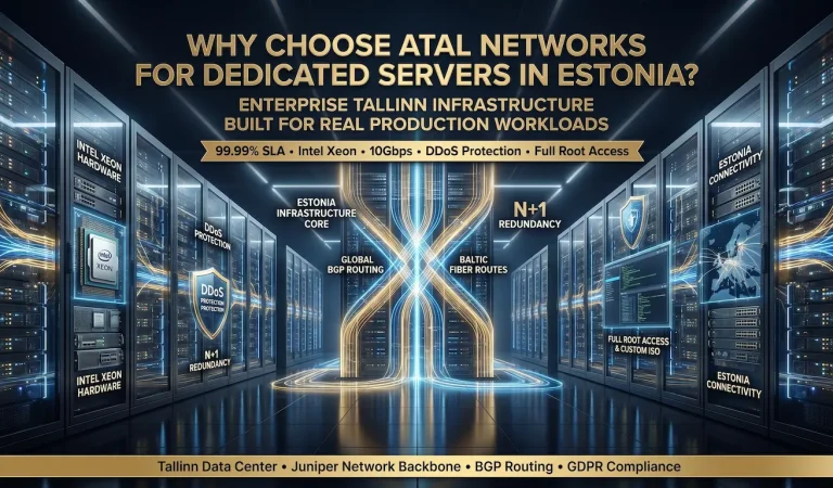 why choose atal networks for dedicated servers in estonia